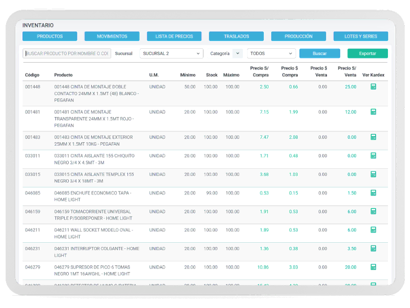 Sistema de inventarios para restaurante totalsis
